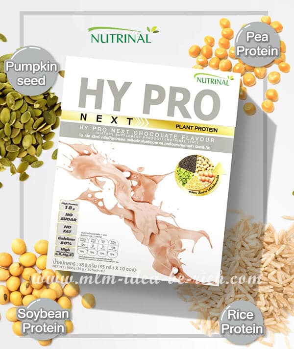 Hy Pro Next อาหารเสริมโปรตีนพืช Nutrinal Successmore