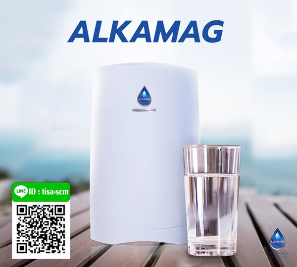 เครื่องกรองน้ำ ทำน้ำแร่อัลคาไลน์ Alkamag